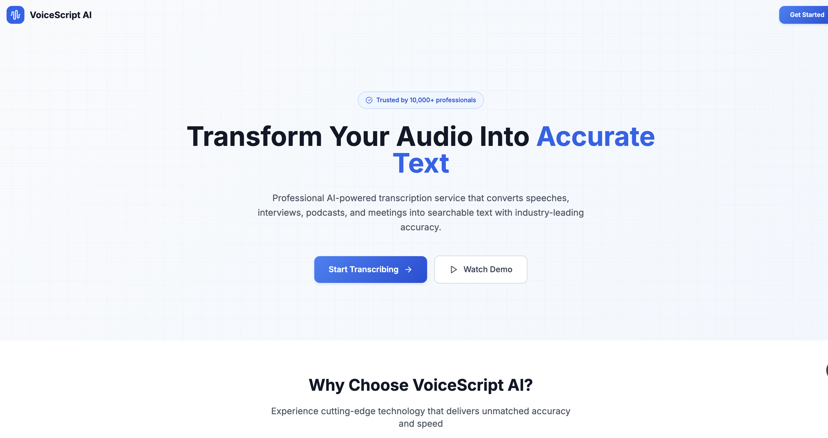 VoiceScript AI